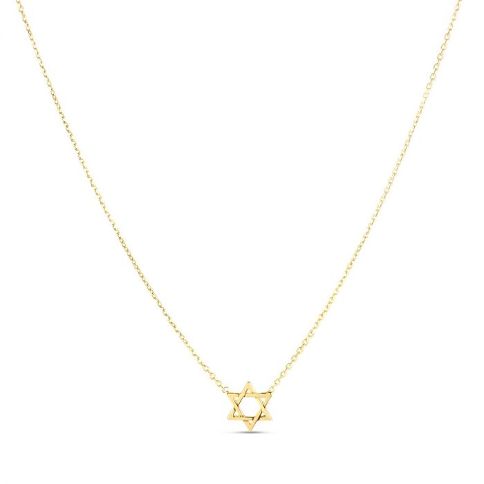 14K Star of David Necklace