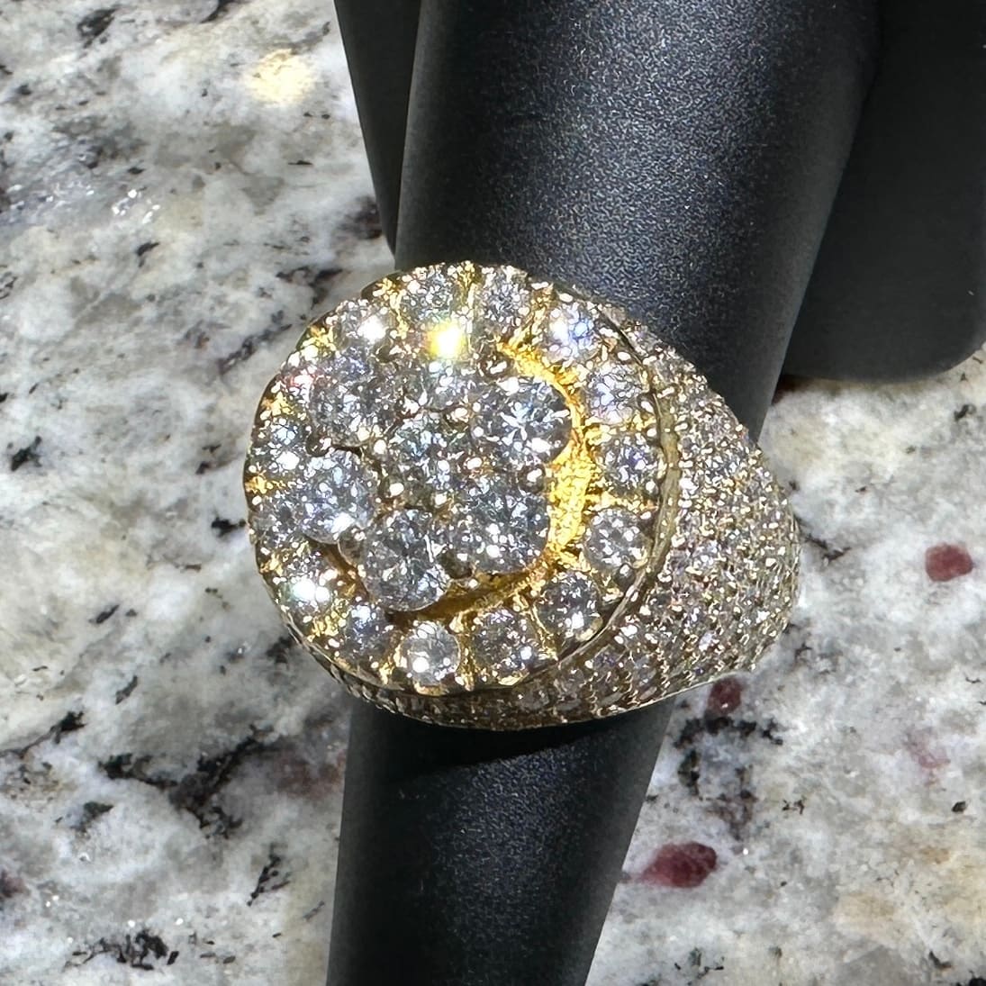 Men's Diamond Cluster Ring 6.00ctw