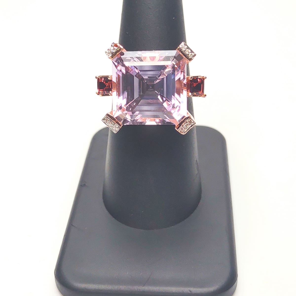 Morganite / Tourmaline Fashion Ring