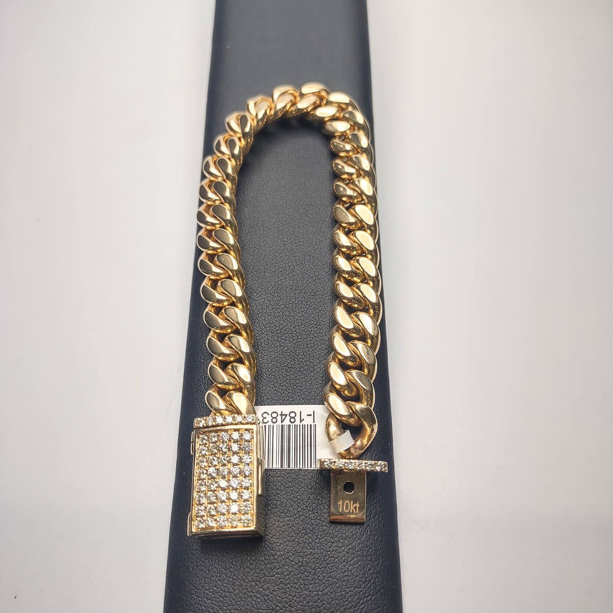 Custom Diamond Cuban link Bracelet 7.5"