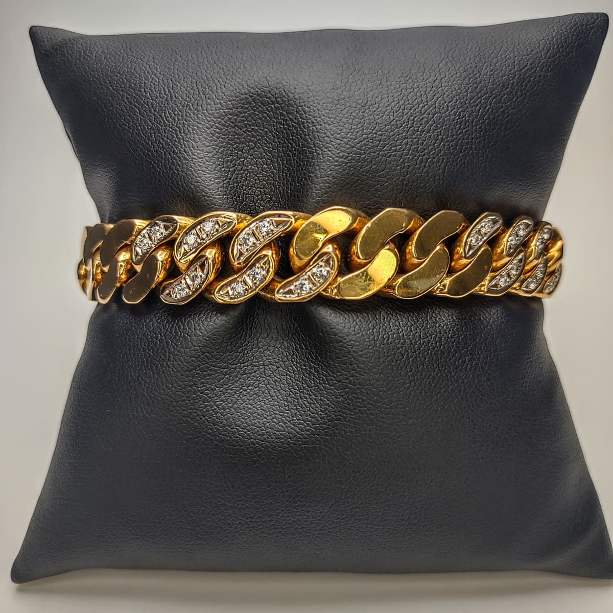 Diamond Cuban link Bracelet, second view