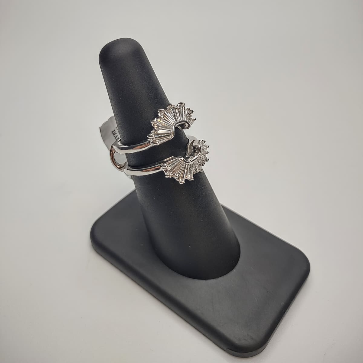 Diamond Wedding band, wedding band, second view