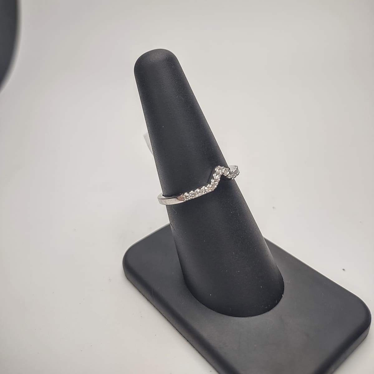 Diamond Wedding Band, wedding band, second view